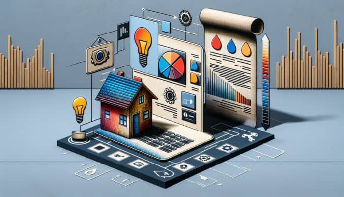 Homeowner researches crawl space drainage service providers on laptop, reviews certifications and referrals.