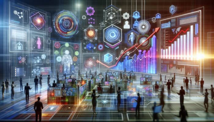 Human VAs in a tech lab analysing consumer feedback, driving improvements in sales and customer satisfaction.