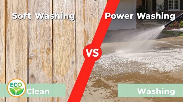 soft washing and power washing soft washing and power washing
