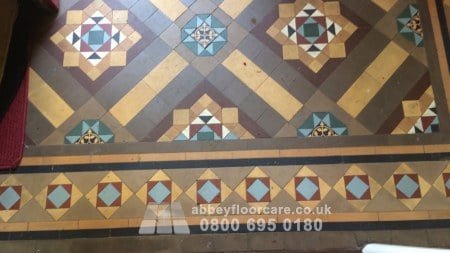 Victorian Tiles Restoration for Renewing Worn Minton Floors