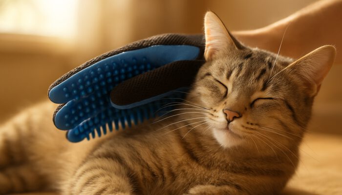 Grooming Gloves: Top Solution for Cat Fur Care