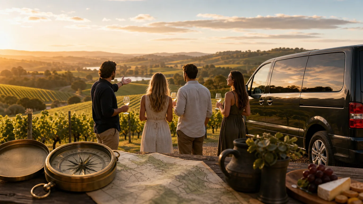 Wine Compass: visual reference for 6. Wine Compass: Bespoke Private Tours for Special Events