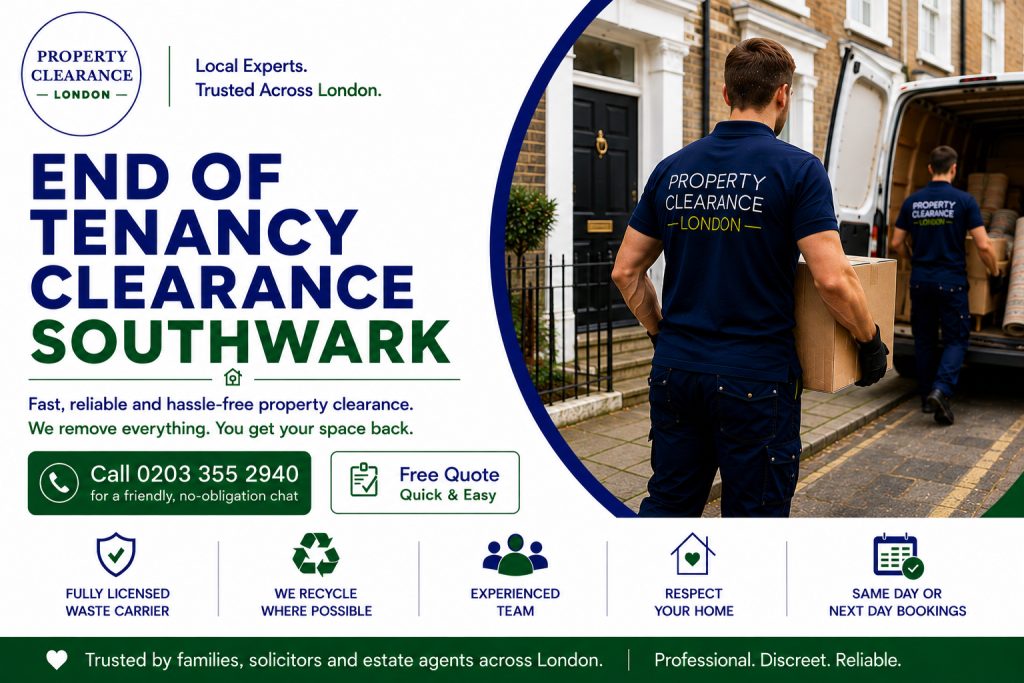 End of Tenancy Clearance Solutions in Southwark Made Easy