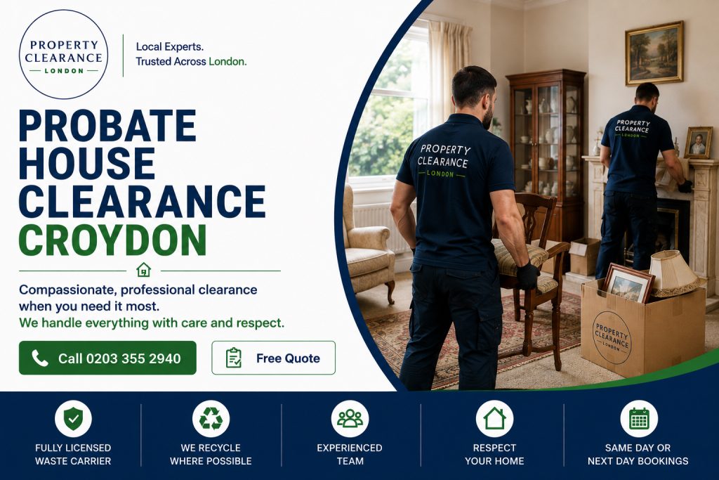 Trustworthy Probate House Clearance Services in Croydon