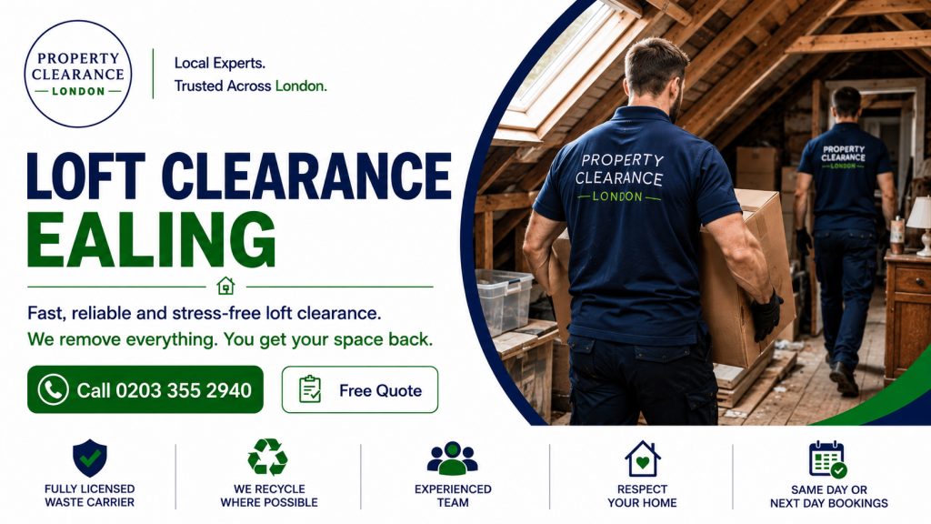 Loft Clearance Services in Ealing: Expert Assistance Available