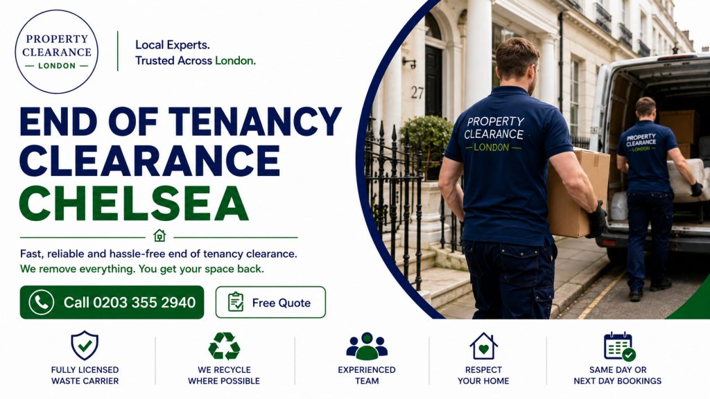 End of Tenancy Clearance Services in Chelsea: Quick Guide