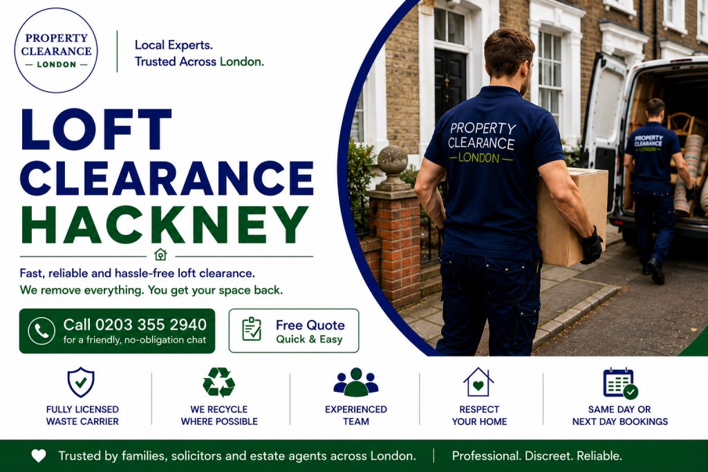 Loft Clearance Services in Hackney: Expert Assistance Available
