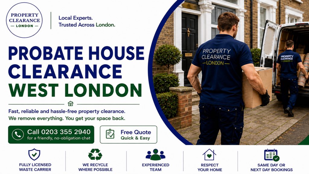 Probate House Clearance Services in West London Offered